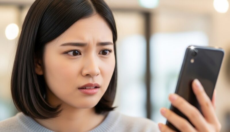 ⑤【怪しい】連絡先が個人のSNSだけ