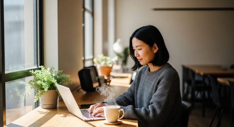 誰も勧誘せず、PC1台で静かに稼いで自腹で旅に行くという選択