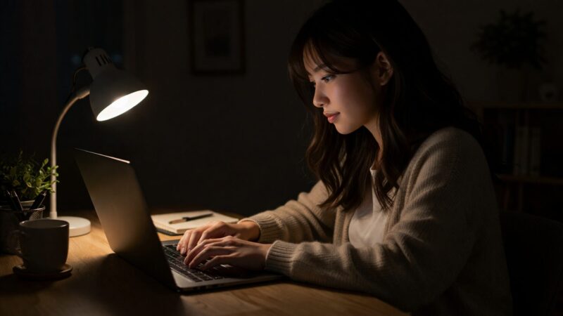 静かな環境で自分のお金がない 惨め 対策を続ける